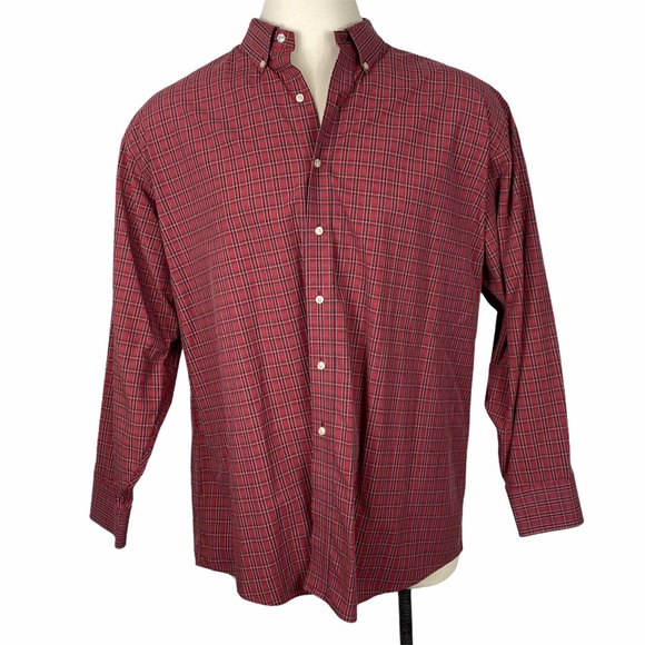 Tommy Hilfiger Other - Tommy Hilfiger Regular Fit Plaid Dress Shirt